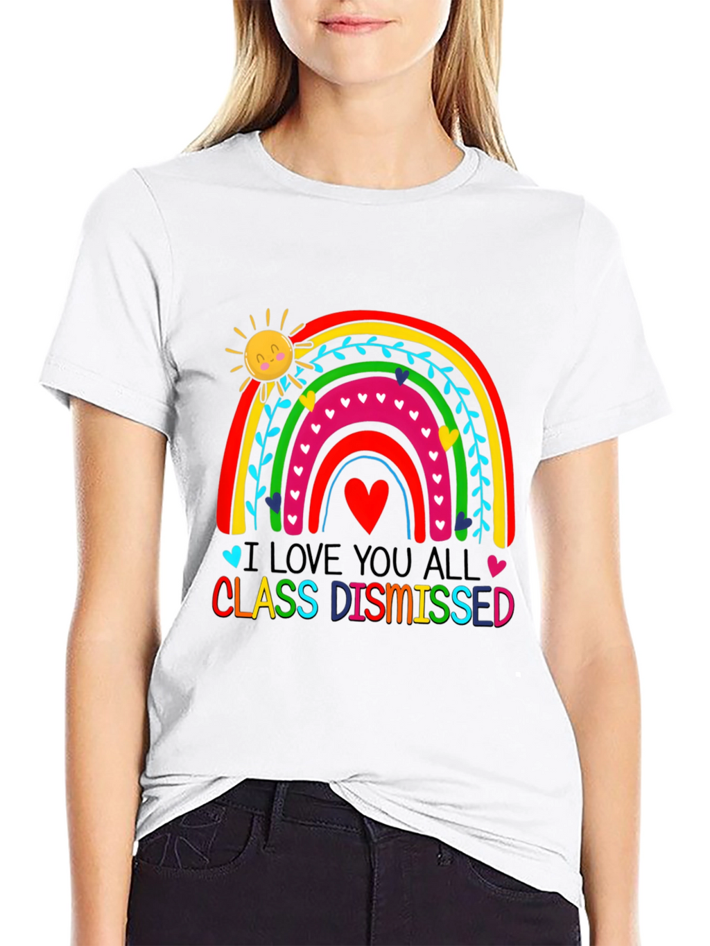 I Love You All Class Dismissed Black T-Shirt