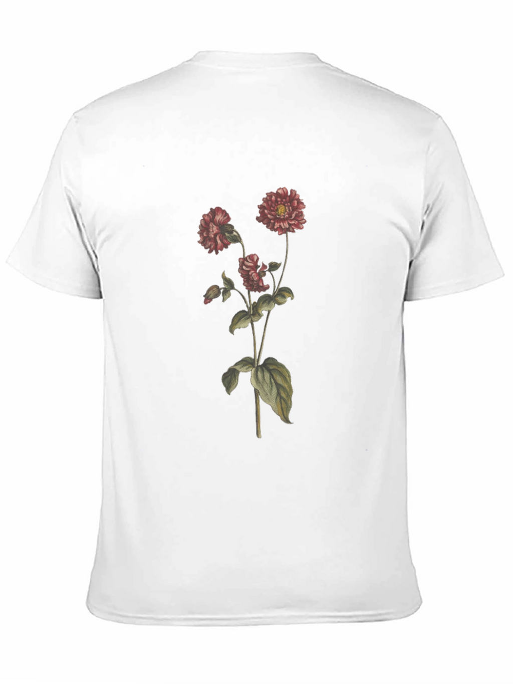 Floral Graphic Black T-Shirt