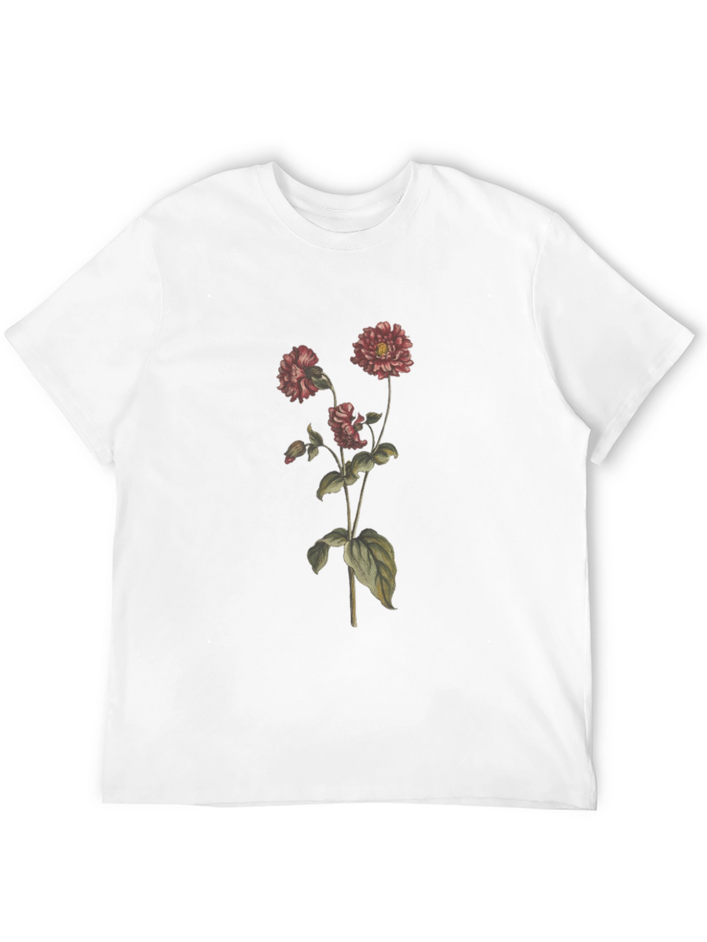 Floral Graphic Black T-Shirt