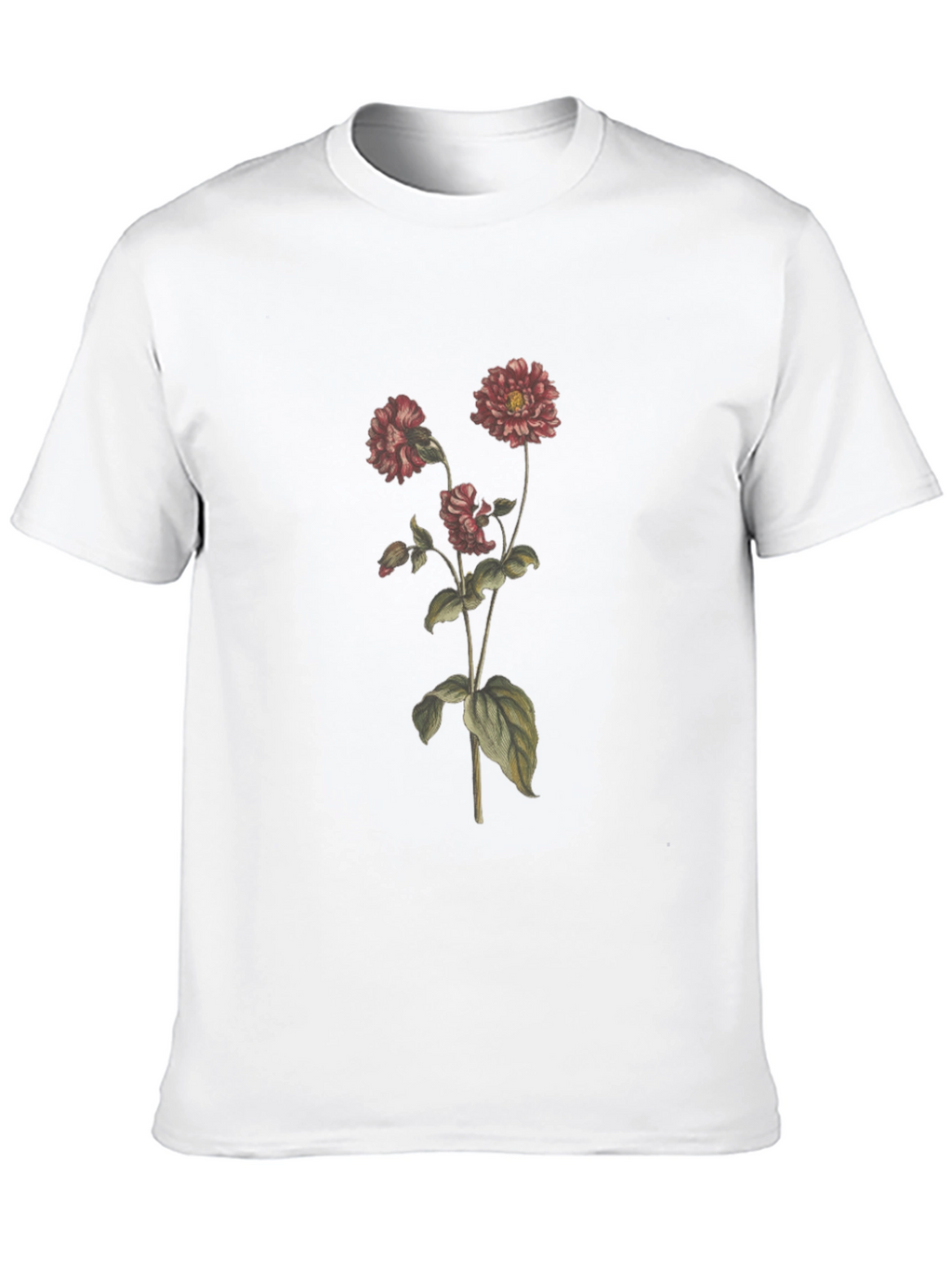 Floral Graphic Black T-Shirt