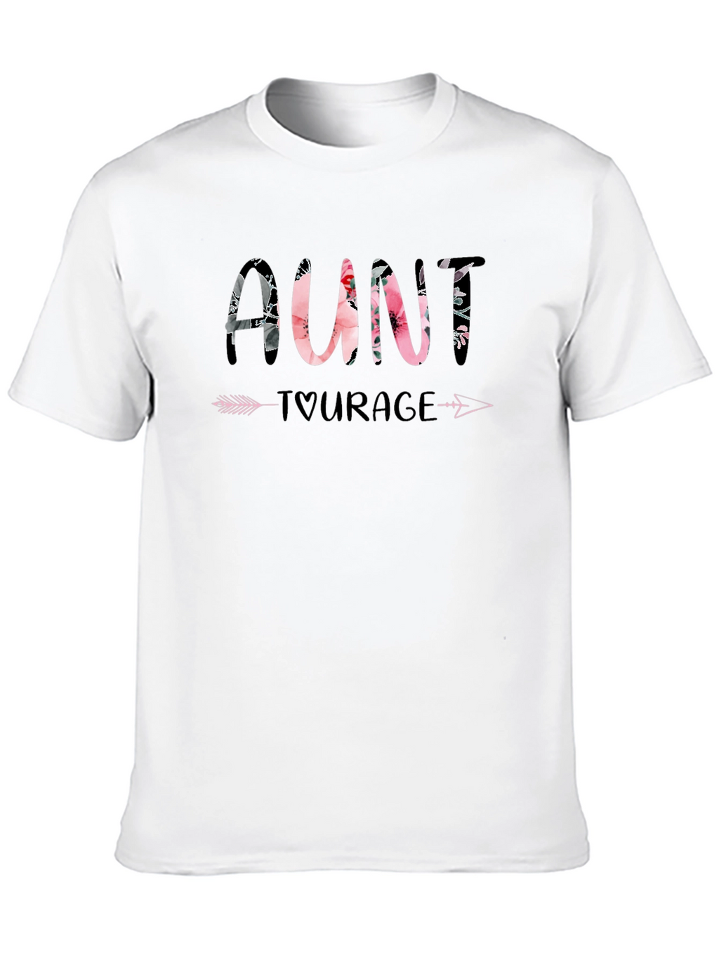 Floral Aunt Tourage T-Shirt