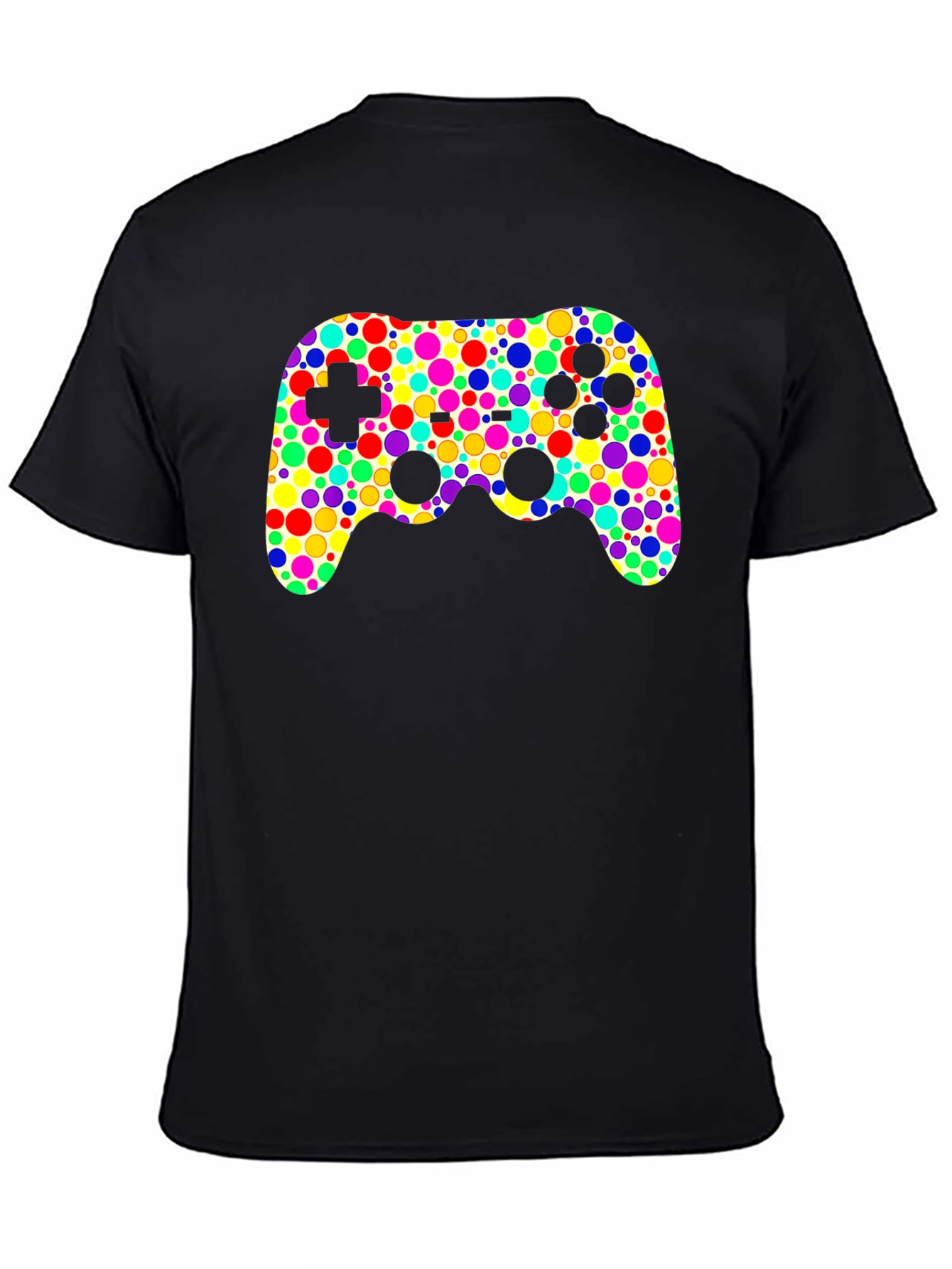 Colorful Game Controller Graphic T-Shirt