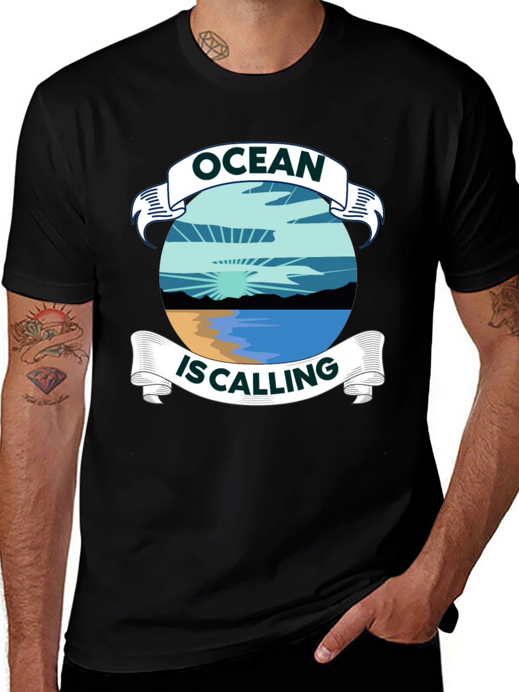Ocean Is Calling Graphic T-Shirt