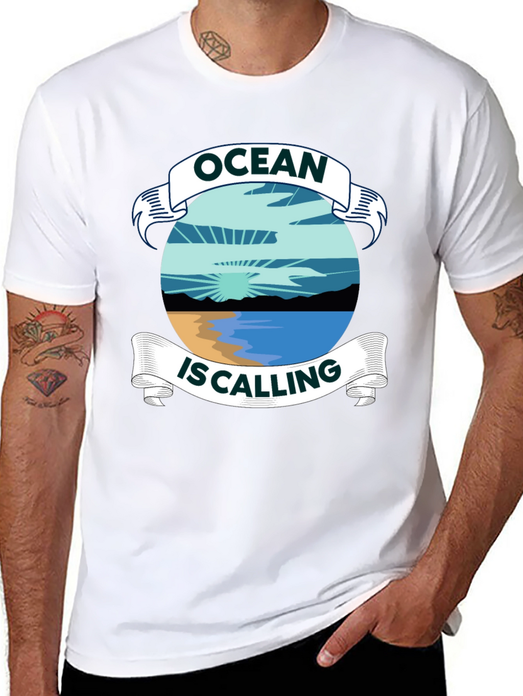 Ocean Is Calling Graphic T-Shirt