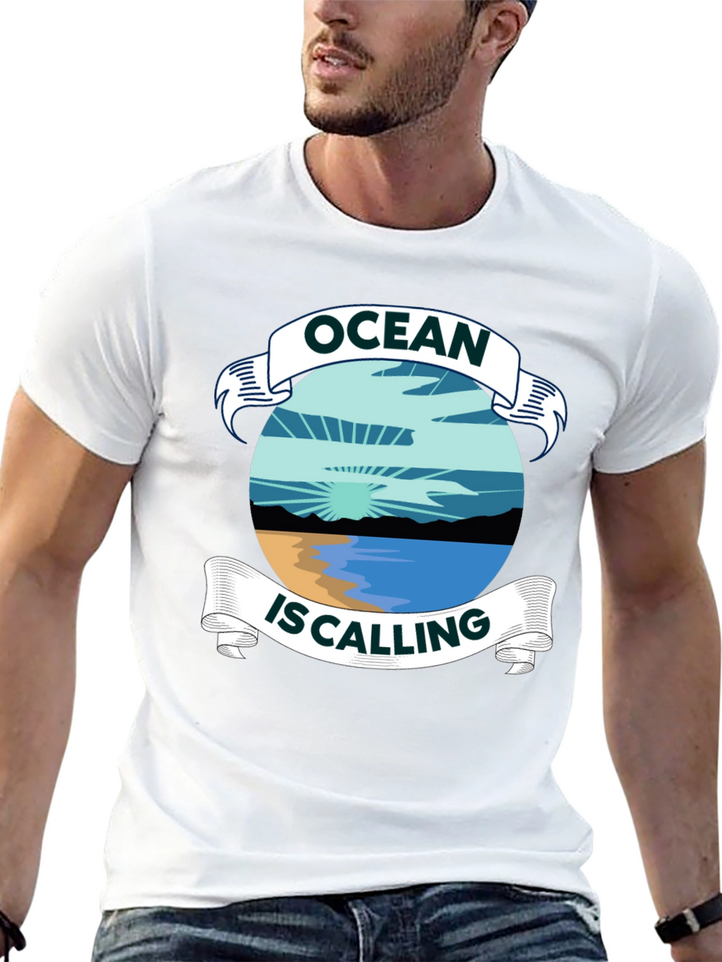 Ocean Is Calling Graphic T-Shirt