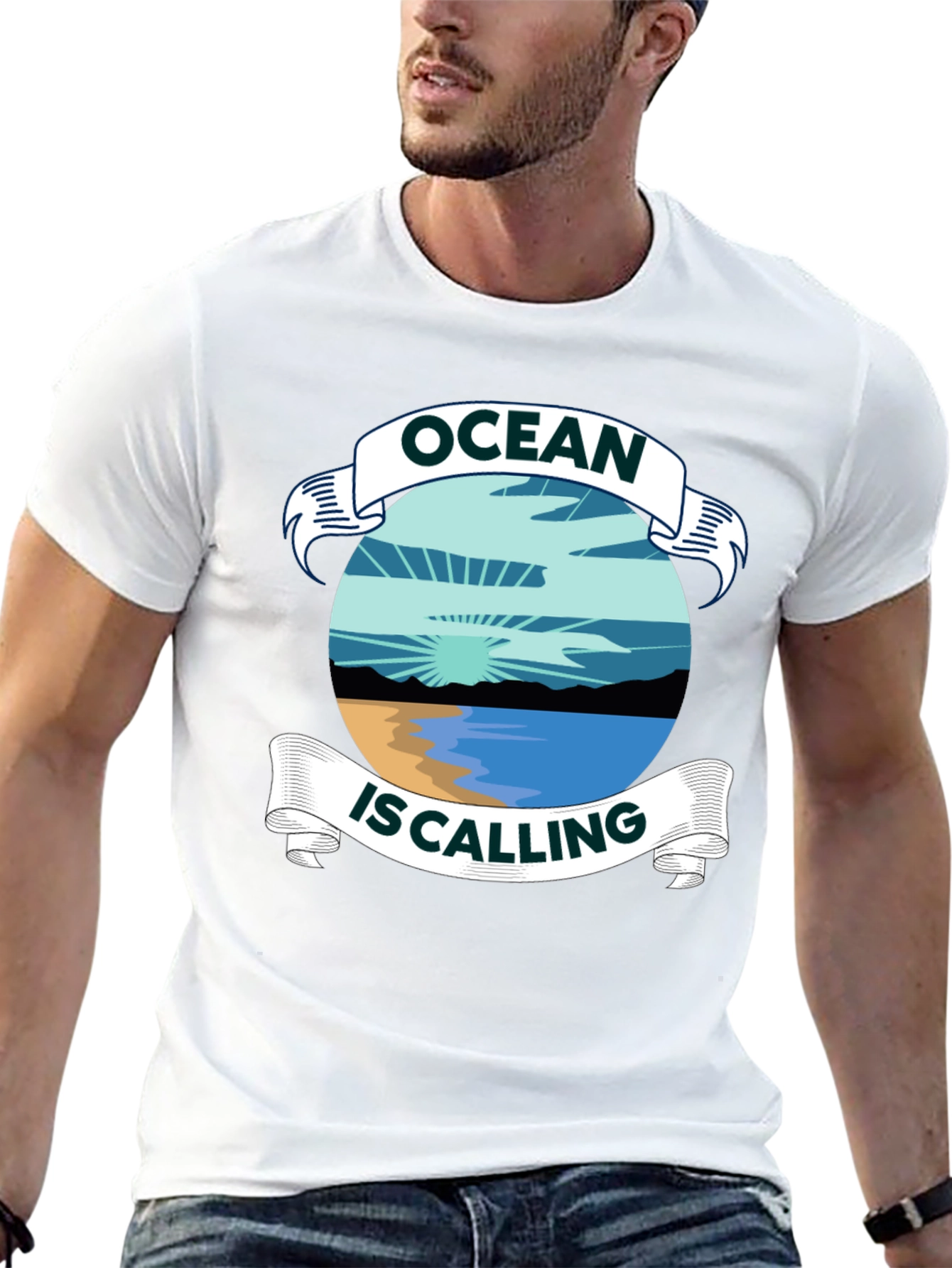 Ocean Is Calling Graphic T-Shirt