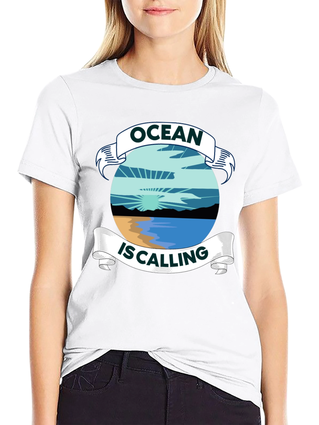 Ocean Is Calling Graphic T-Shirt