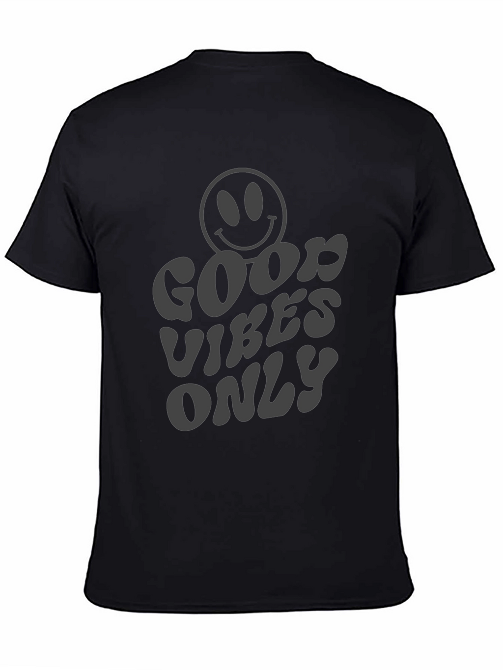 Good Vibes Only Graphic T-Shirt - Black