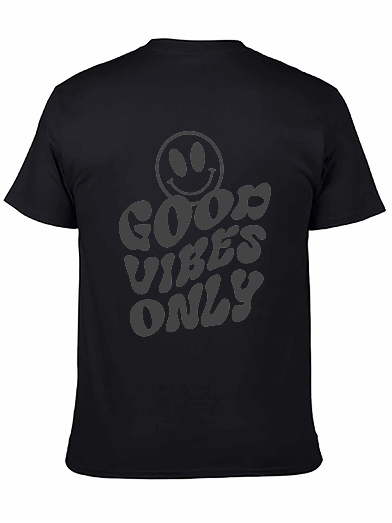 Good Vibes Only Graphic T-Shirt - Black