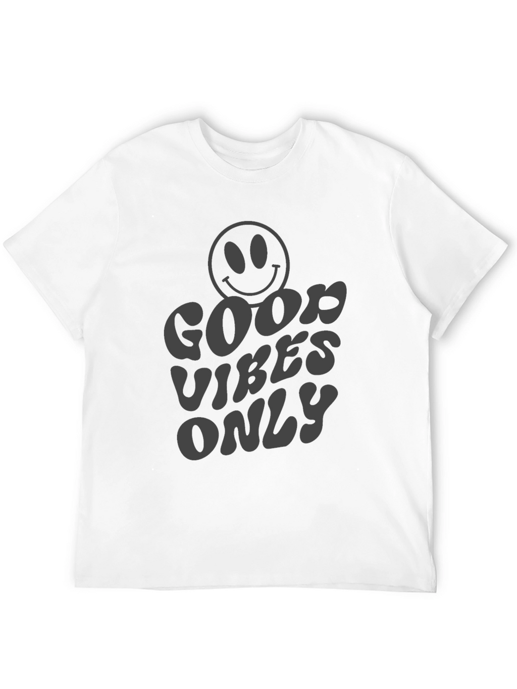 Good Vibes Only Graphic T-Shirt - Black
