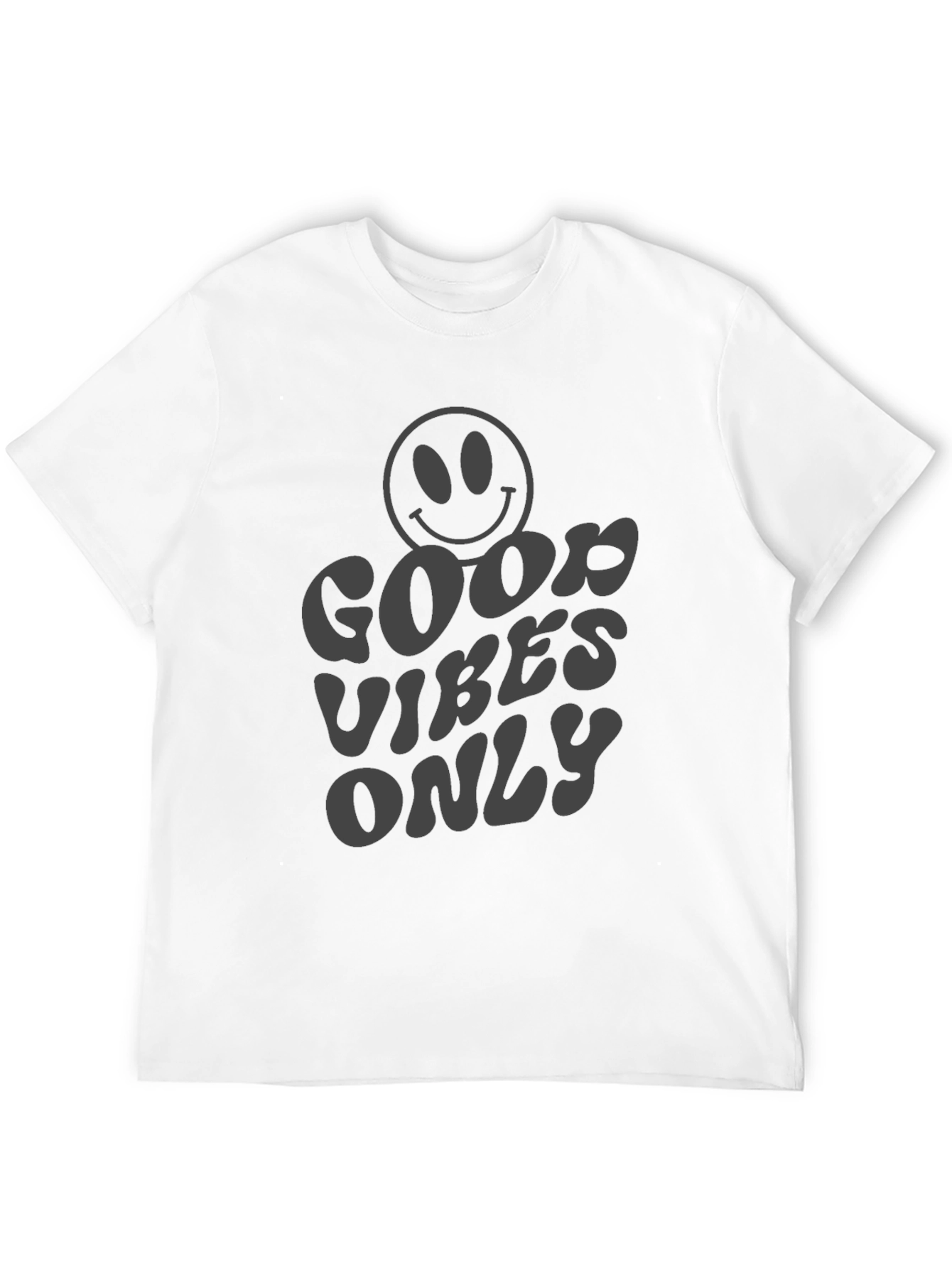 Good Vibes Only Graphic T-Shirt - Black