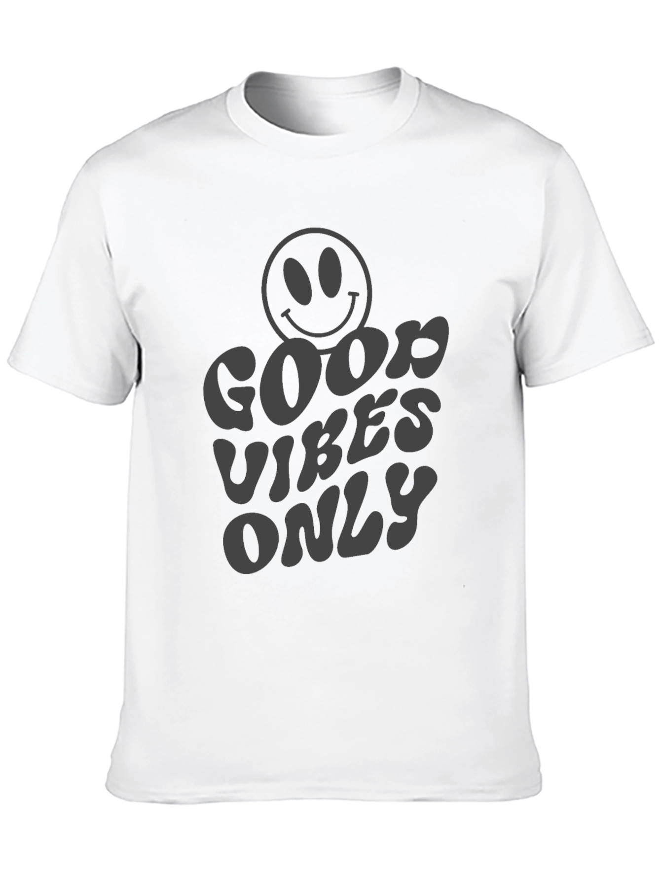 Good Vibes Only Graphic T-Shirt - Black