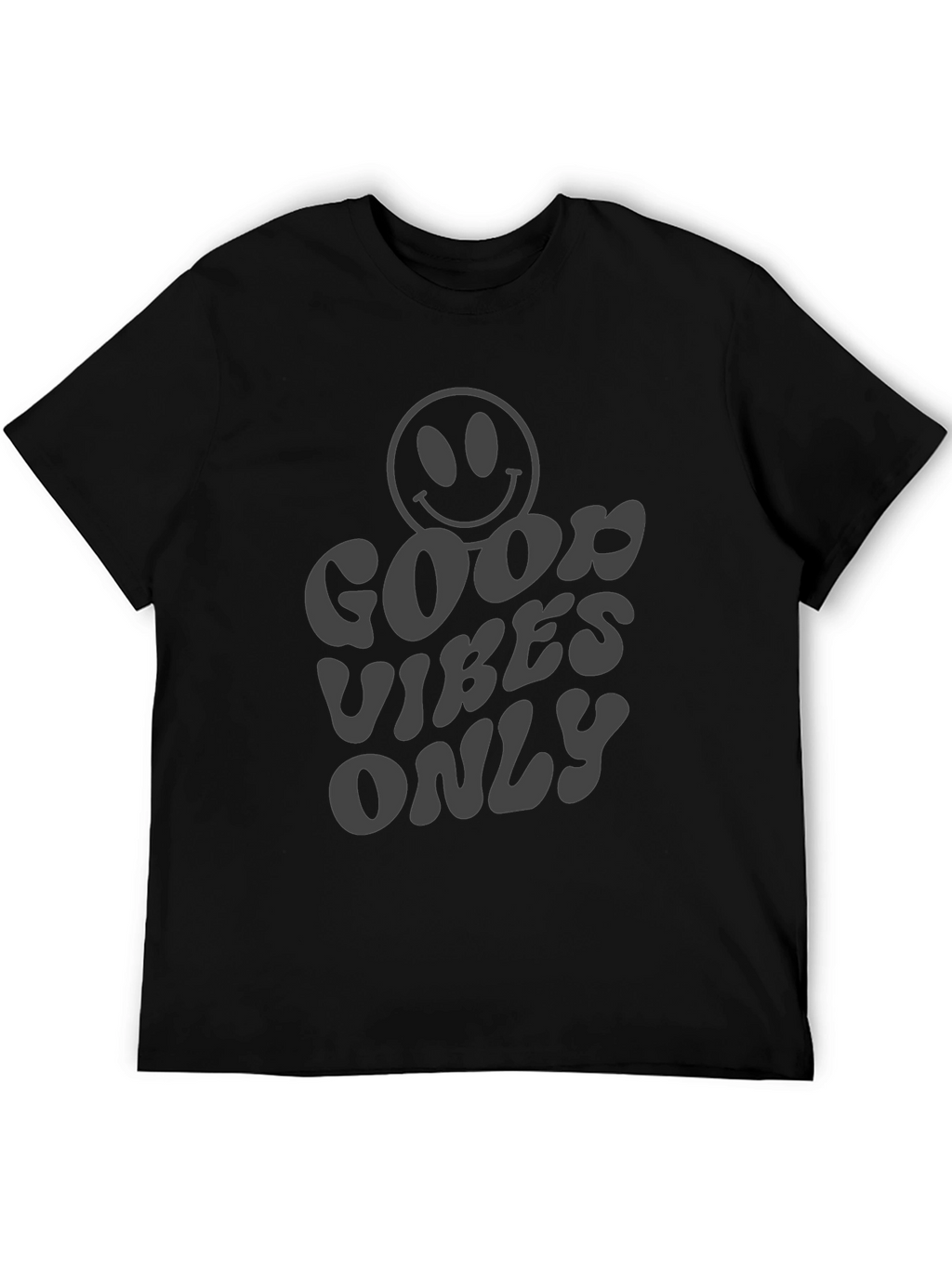 Good Vibes Only Graphic T-Shirt - Black