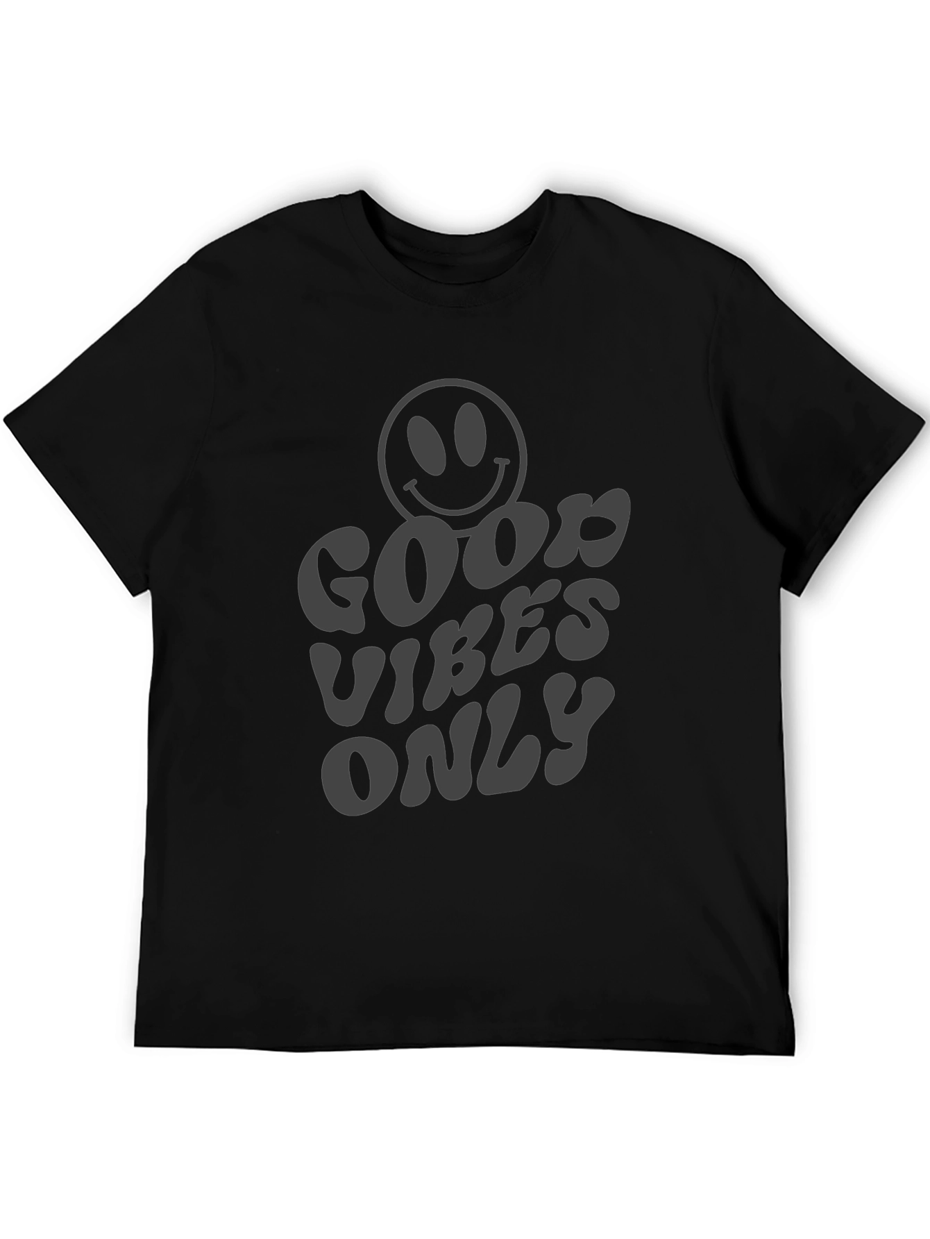 Good Vibes Only Graphic T-Shirt - Black