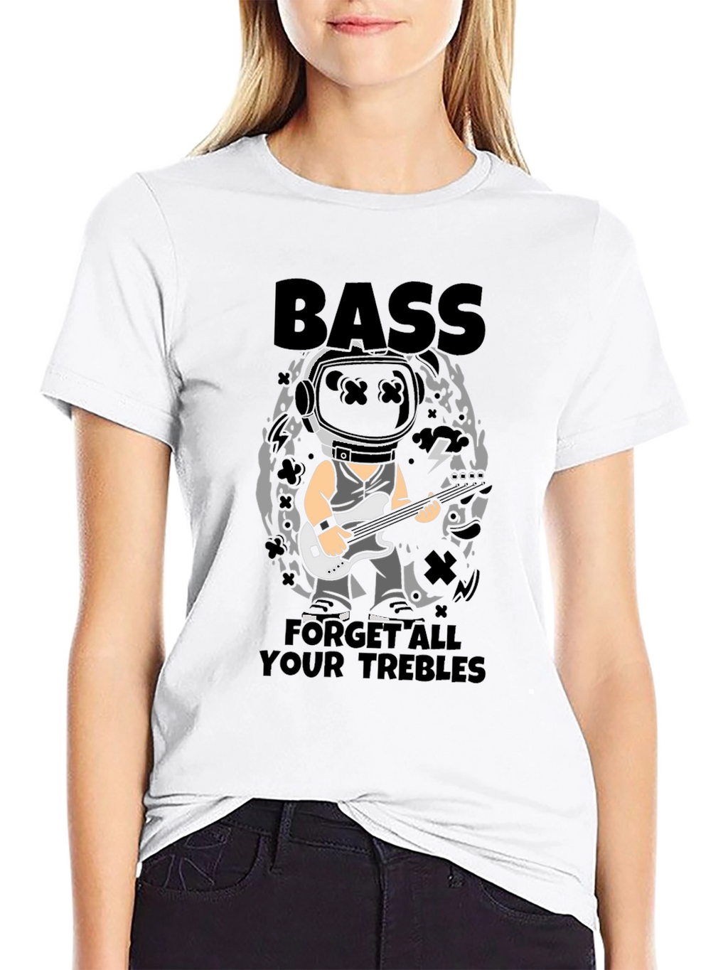 Bass Forget All Your Trebles Black T-Shirt