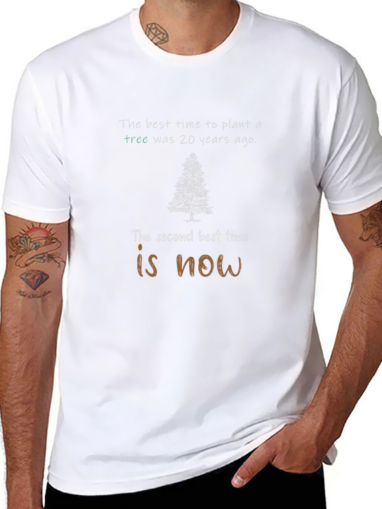 Plant a Tree T-Shirt: Best Time is Now