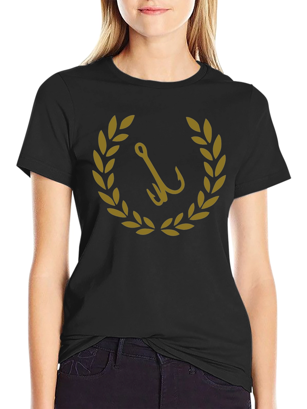Hook & Laurel Black T-Shirt