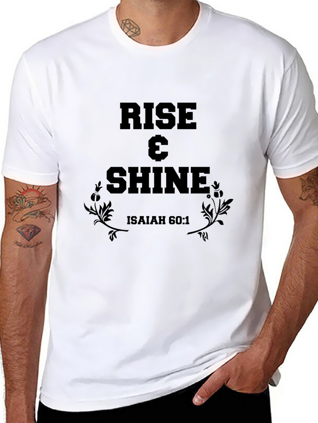 Rise & Shine Graphic Tee - Isaiah 60:1