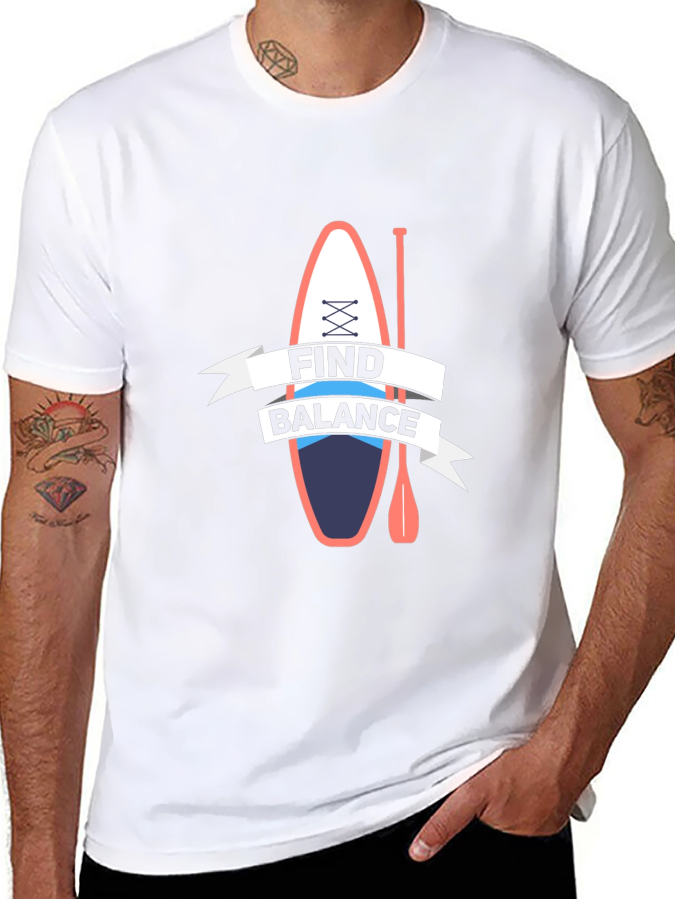 Find Balance Paddle Board T-Shirt