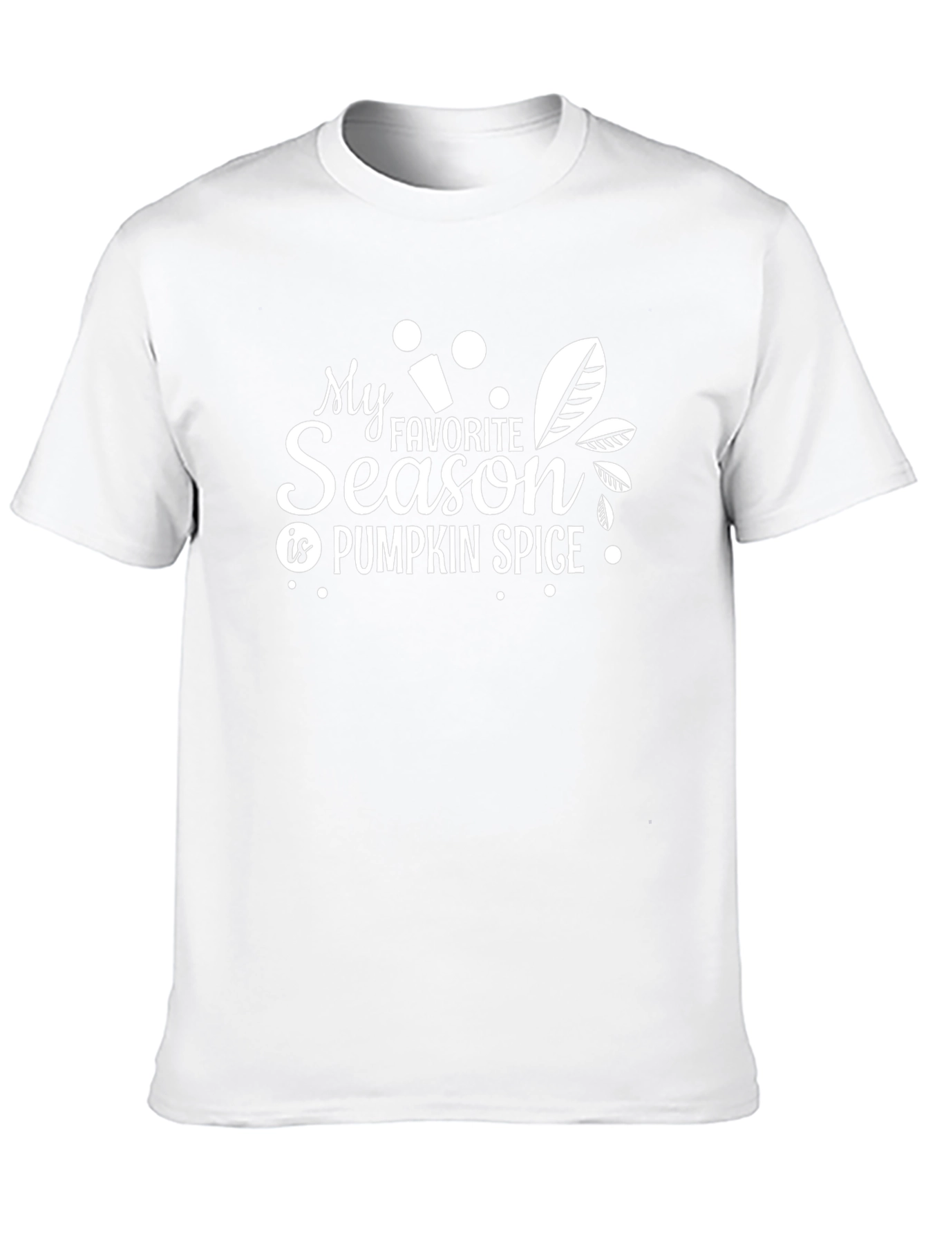 Pumpkin Spice Season Graphic Tee - Black