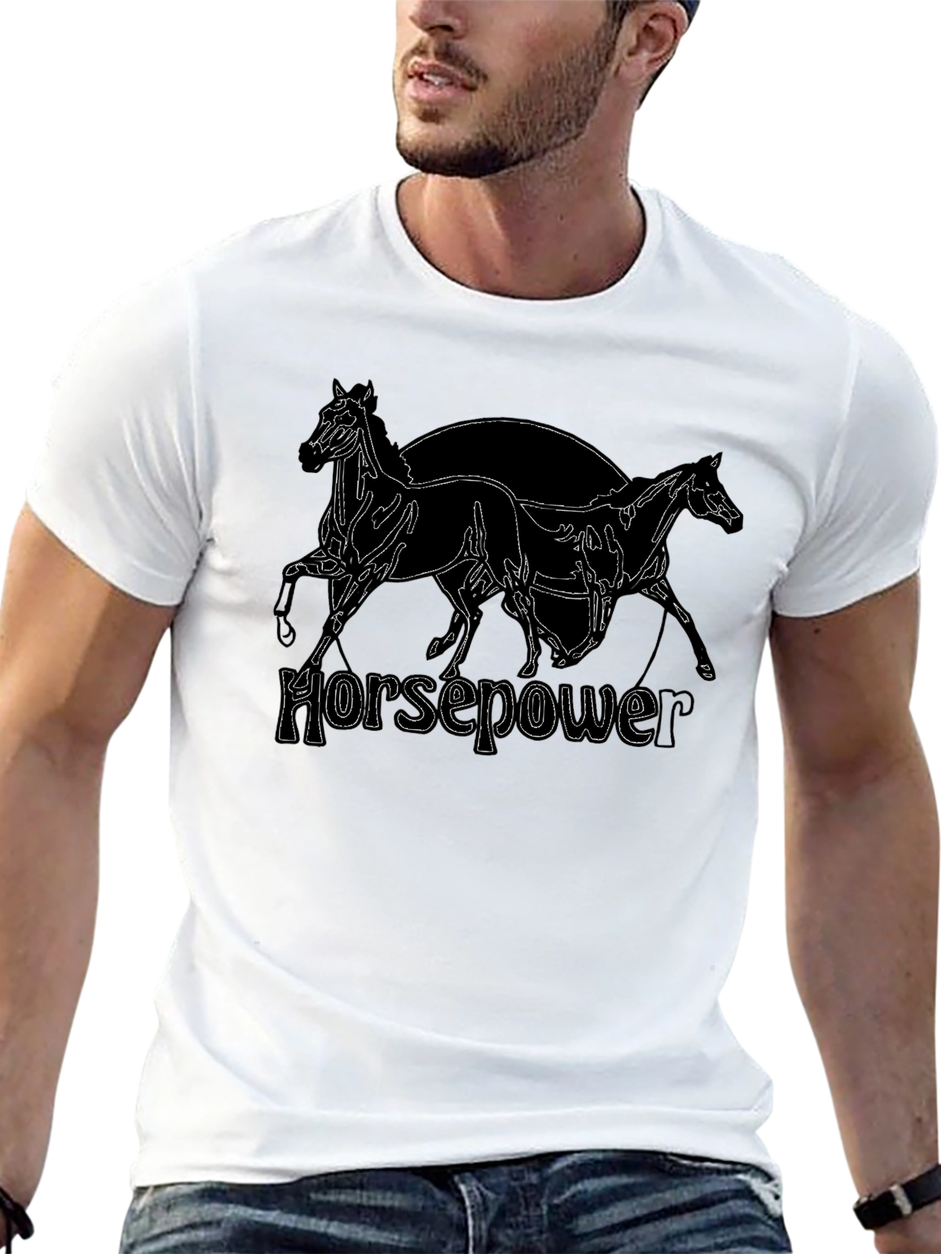 Horsepower Graphic T-Shirt