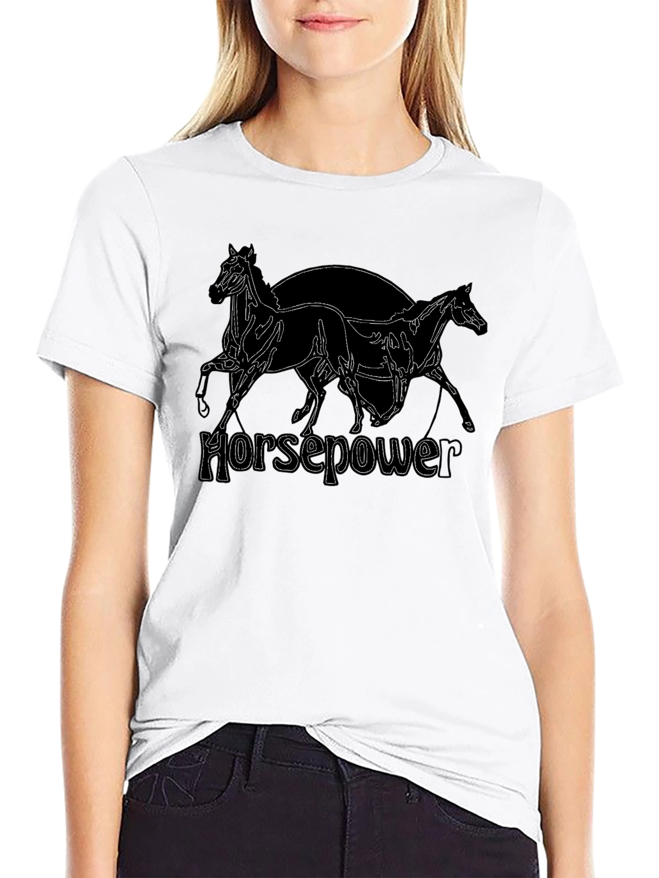 Horsepower Graphic T-Shirt