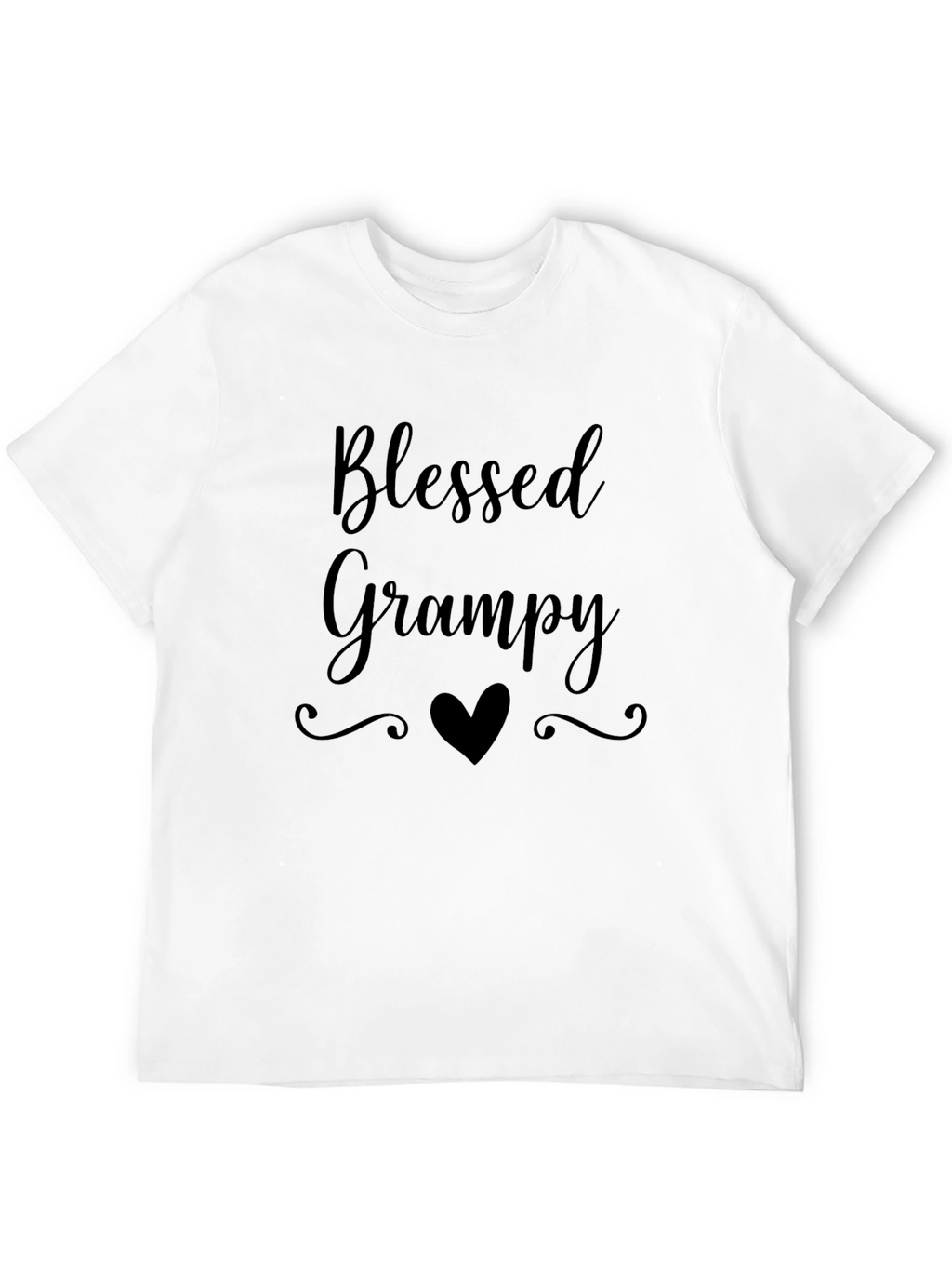 Blessed Grampy Black T-Shirt