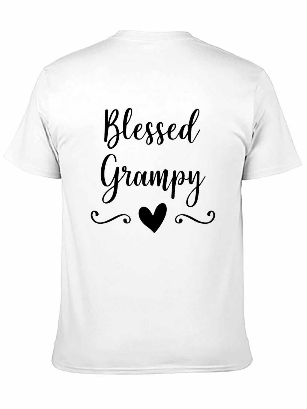 Blessed Grampy Black T-Shirt