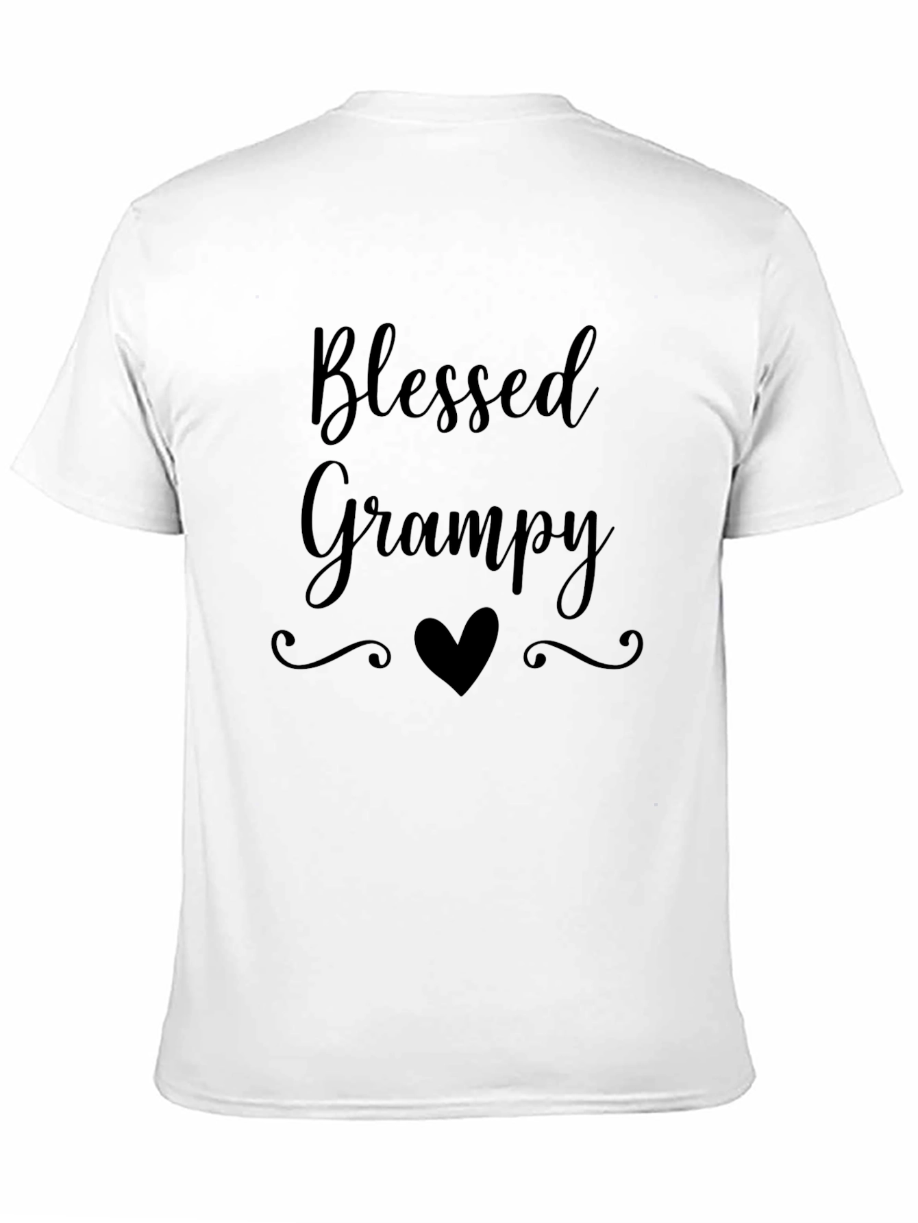 Blessed Grampy Black T-Shirt