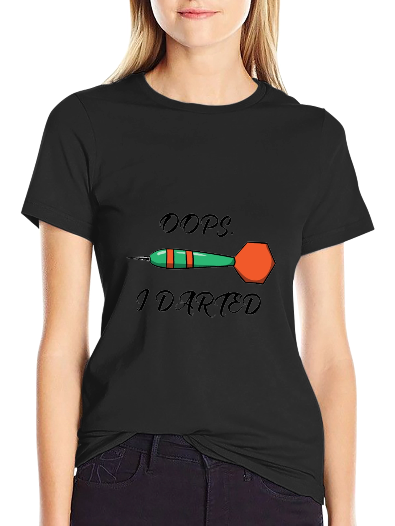 Oops I Darted T-Shirt - Funny Darts Tee