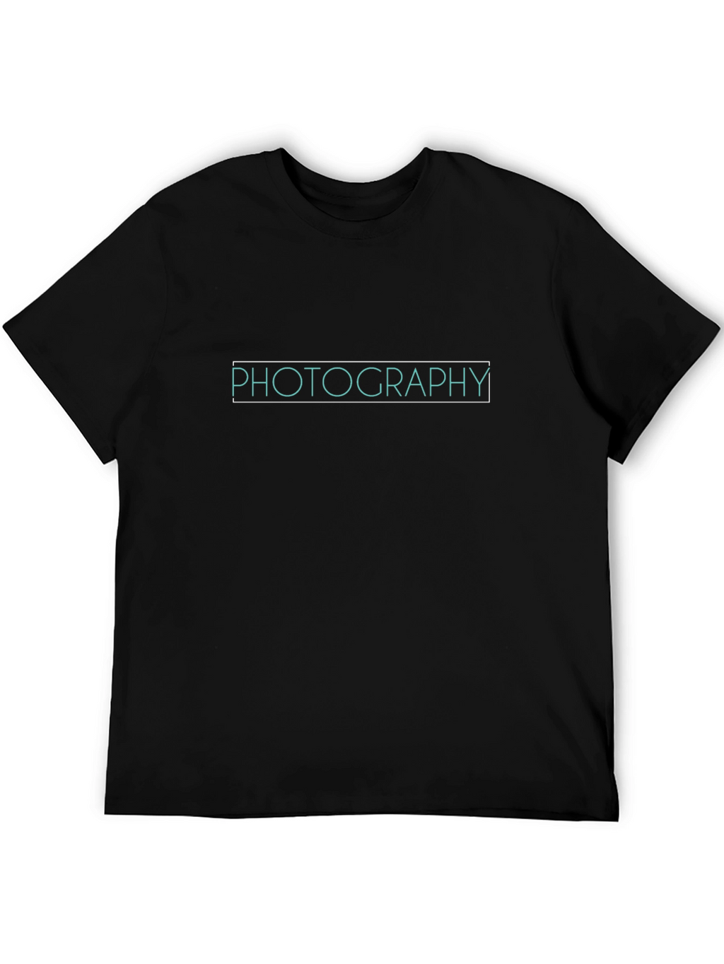 Photography Tee - Classic Black Cotton Shirt