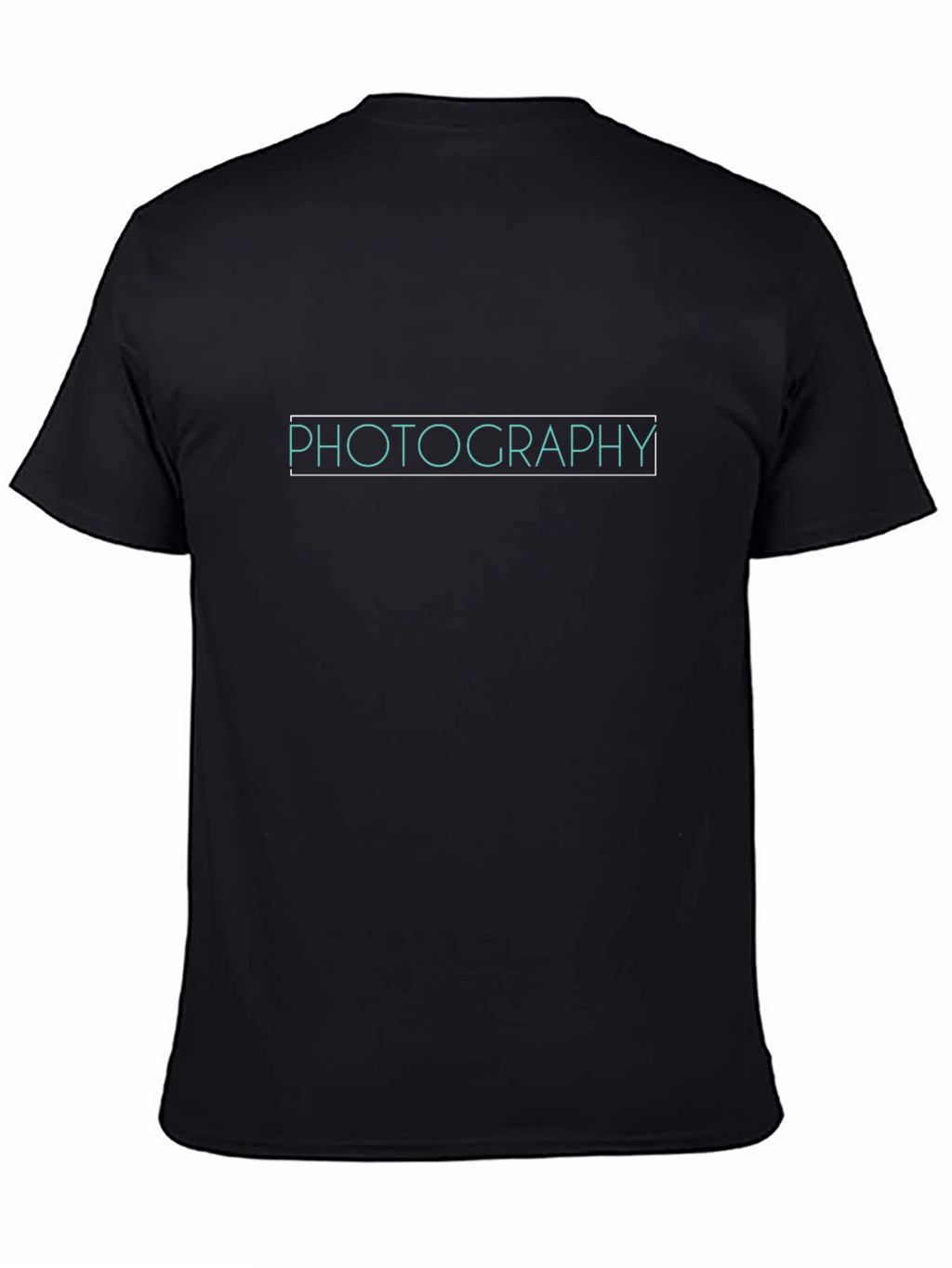 Photography Tee - Classic Black Cotton Shirt