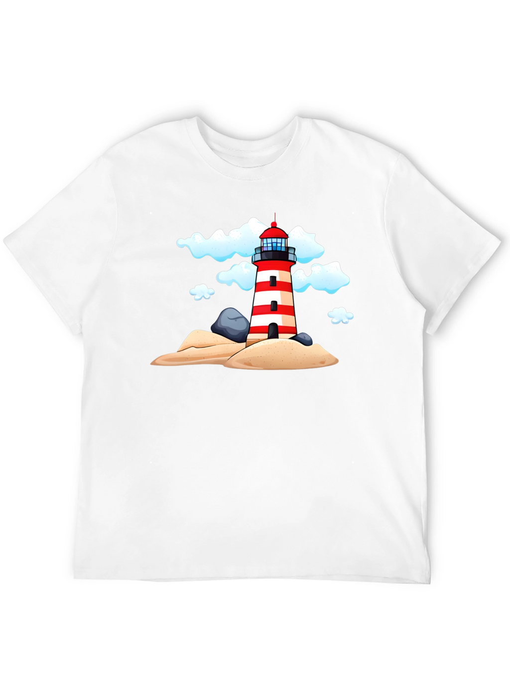 Lighthouse Graphic Tee - Coastal Style Shirt