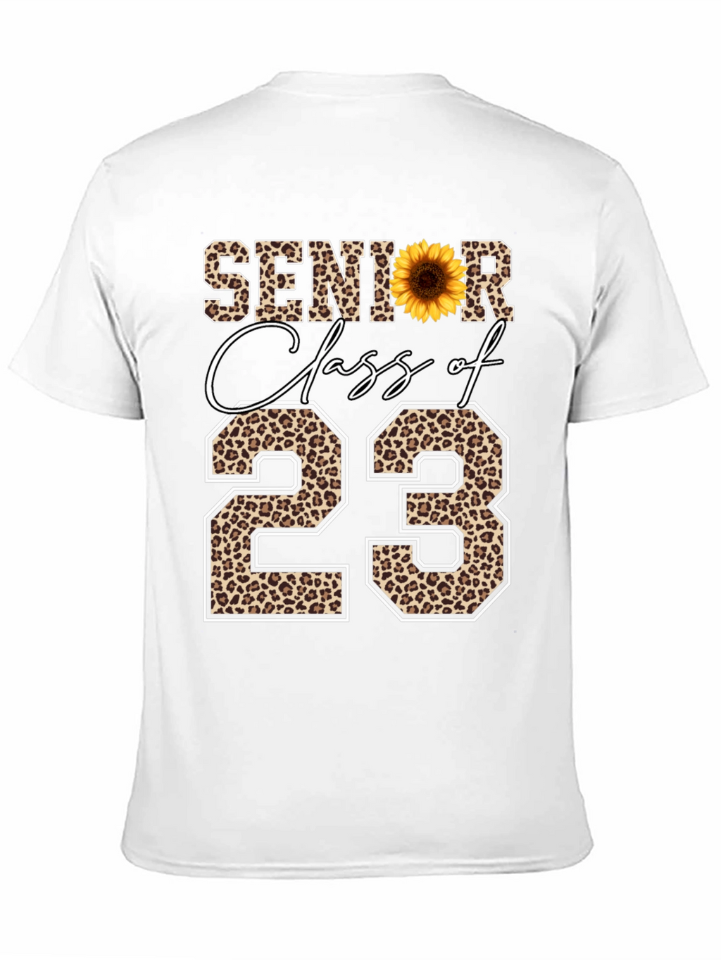Senior Class of 23 Leopard Print T-Shirt