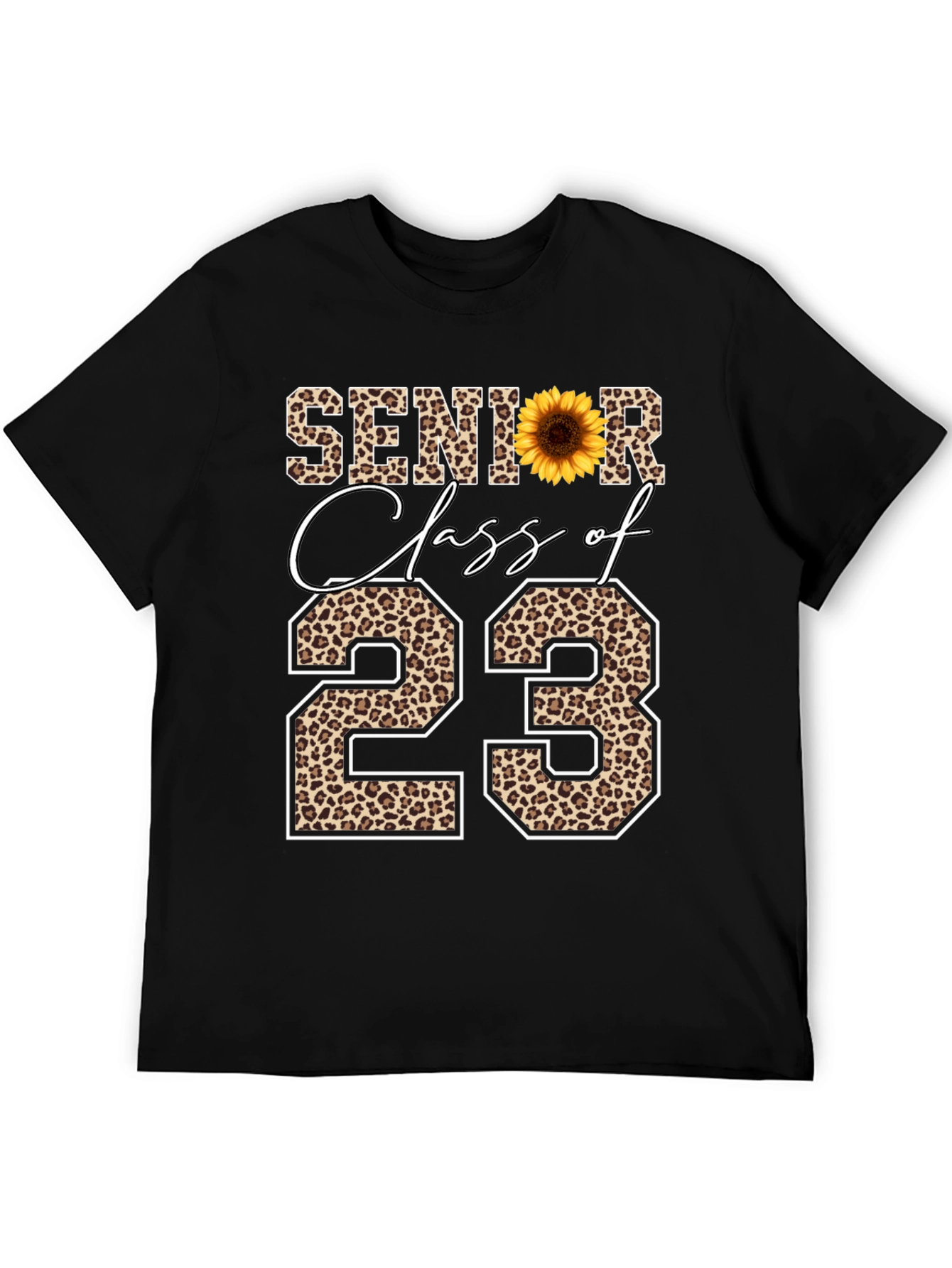 Senior Class of 23 Leopard Print T-Shirt