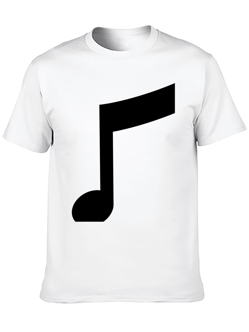Musical Note Graphic Black T-Shirt