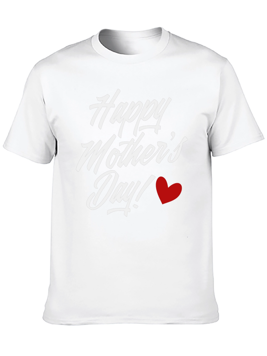 Happy Mothers Day T-Shirt - Black