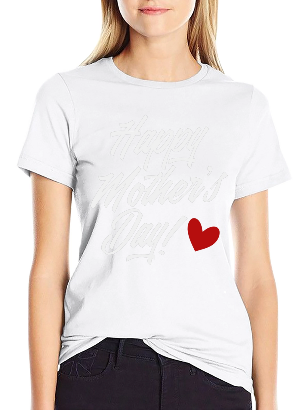 Happy Mothers Day T-Shirt - Black
