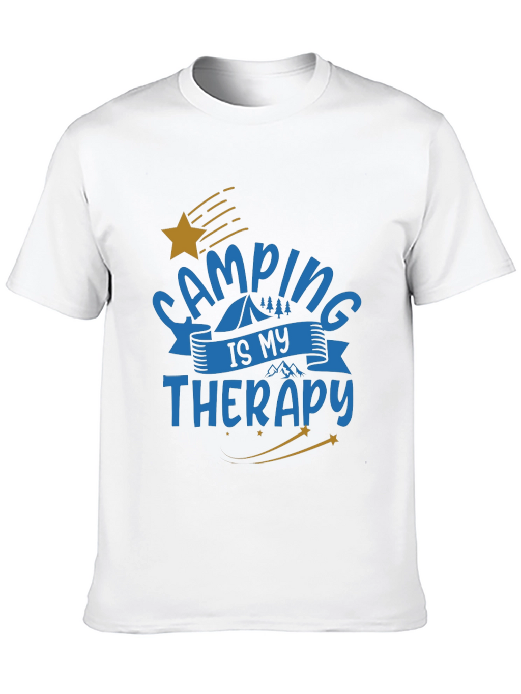 Camping is My Therapy Graphic T-Shirt