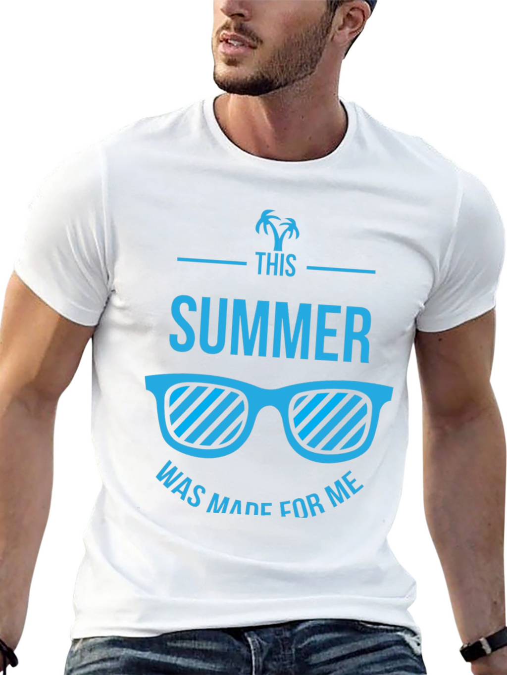 Summer Vibes T-Shirt - Sunglasses Design