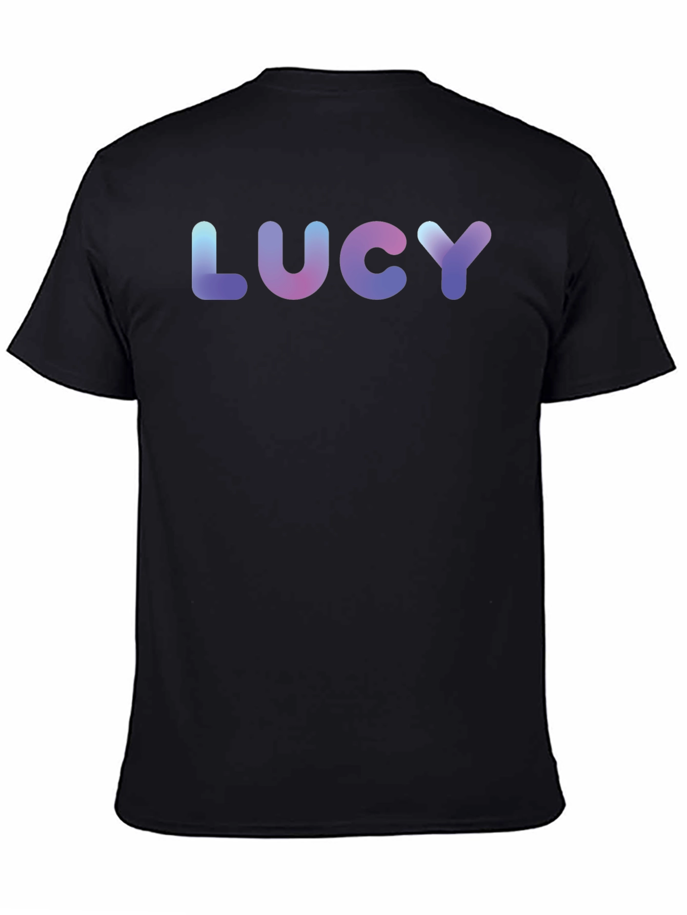 Lucy Graphic T-Shirt - Black Cotton Blend