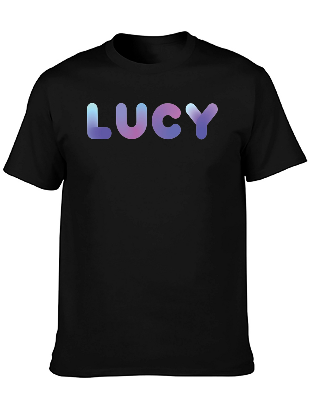 Lucy Graphic T-Shirt - Black Cotton Blend