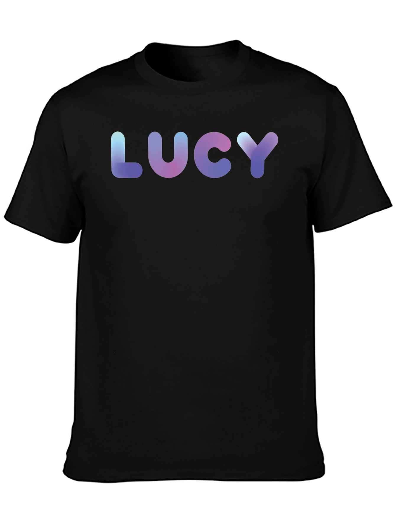 Lucy Graphic T-Shirt - Black Cotton Blend