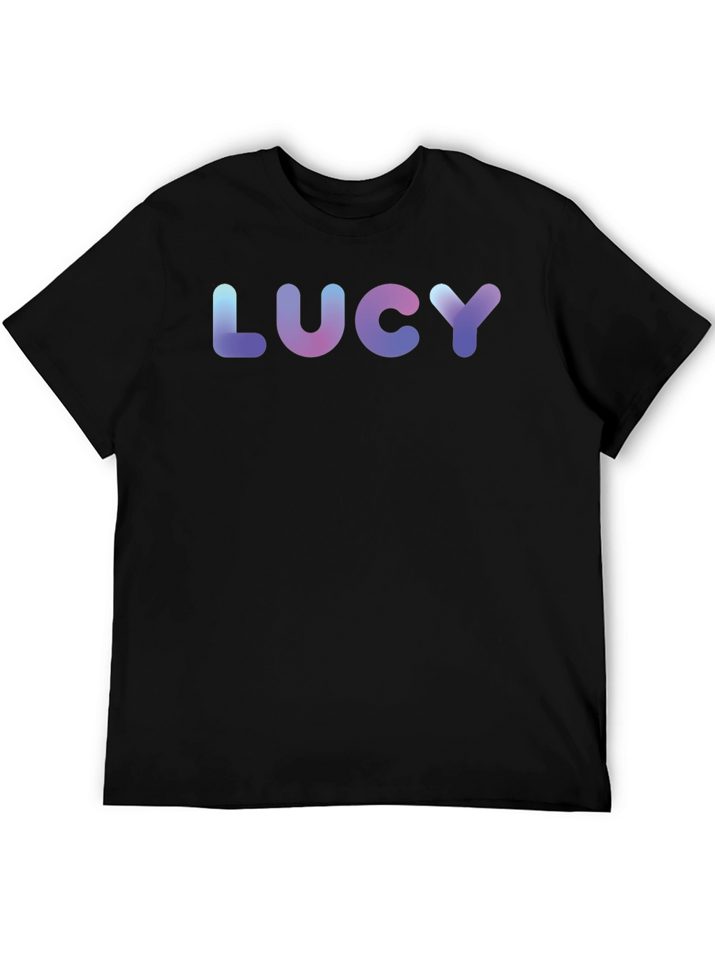 Lucy Graphic T-Shirt - Black Cotton Blend