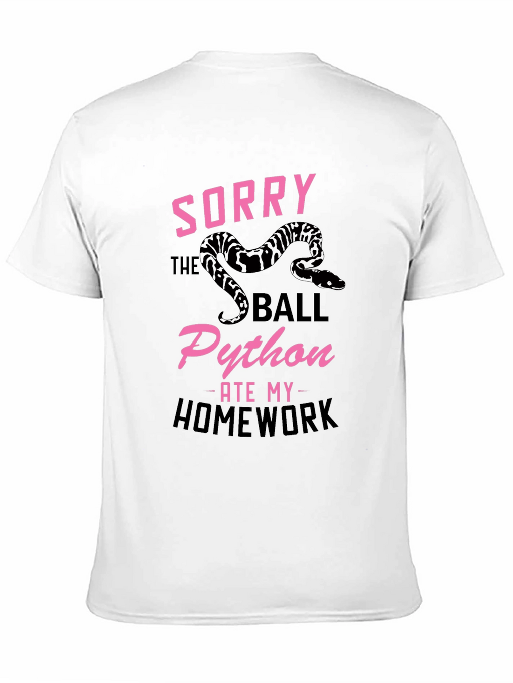Ball Python Ate My Homework Tee