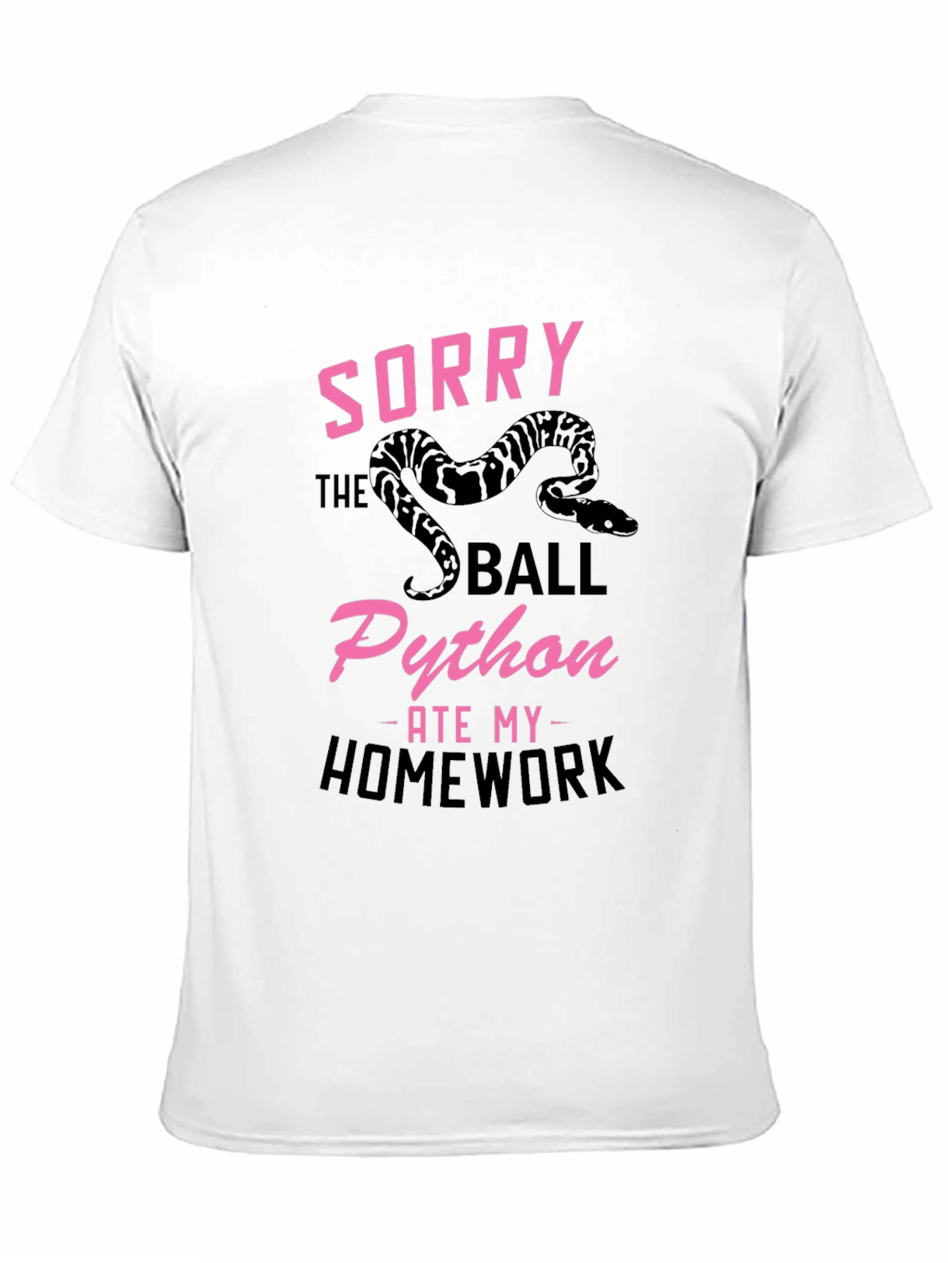 Ball Python Ate My Homework Tee