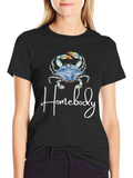 Homebody Crab T-Shirt - Black