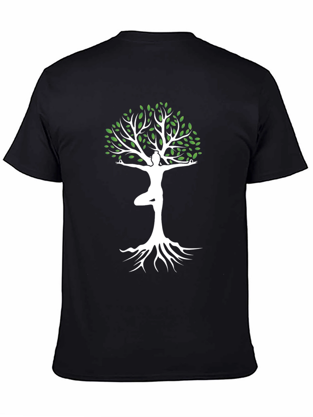 Yoga Tree of Life Graphic Tee - Black