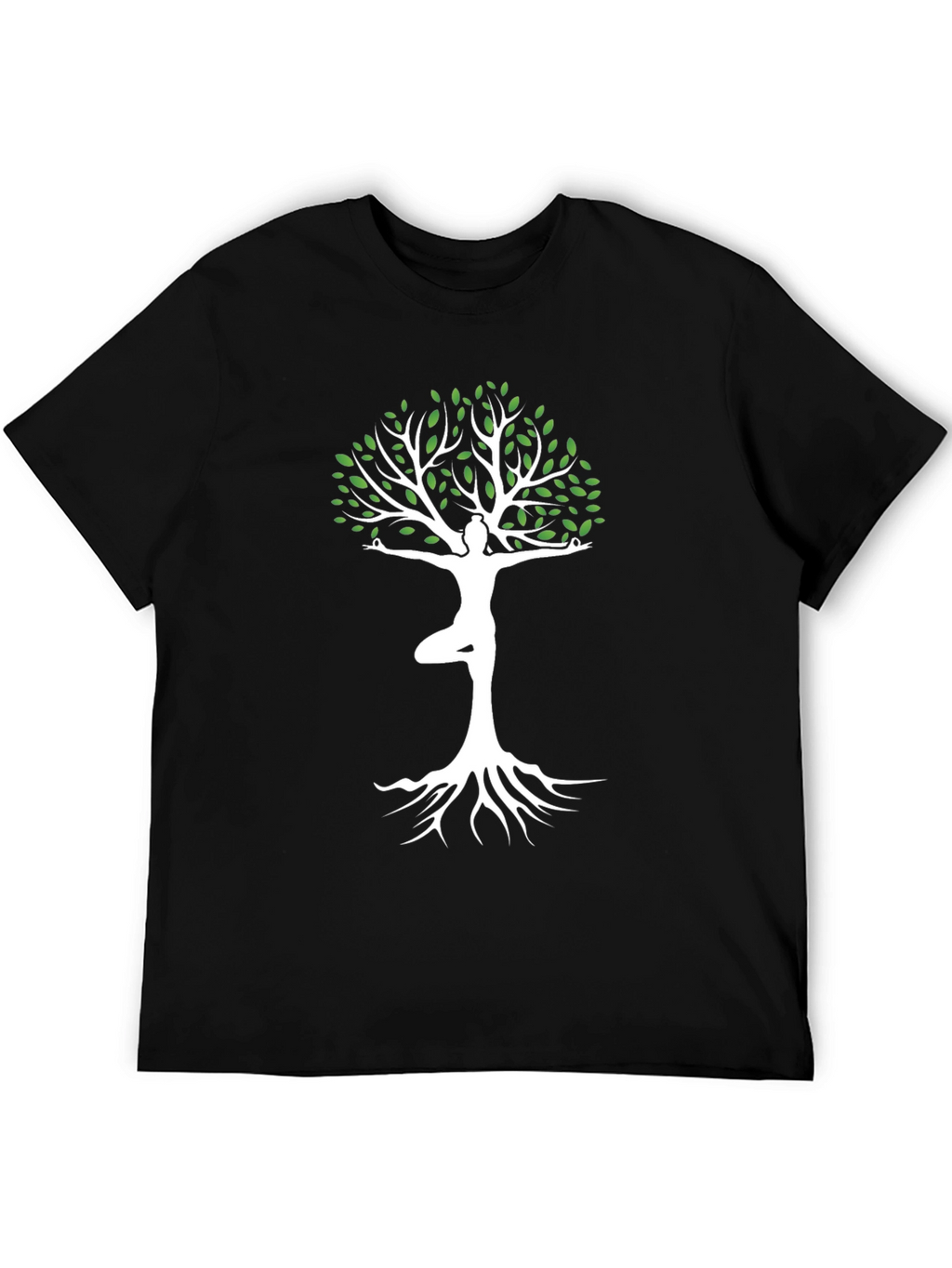 Yoga Tree of Life Graphic Tee - Black