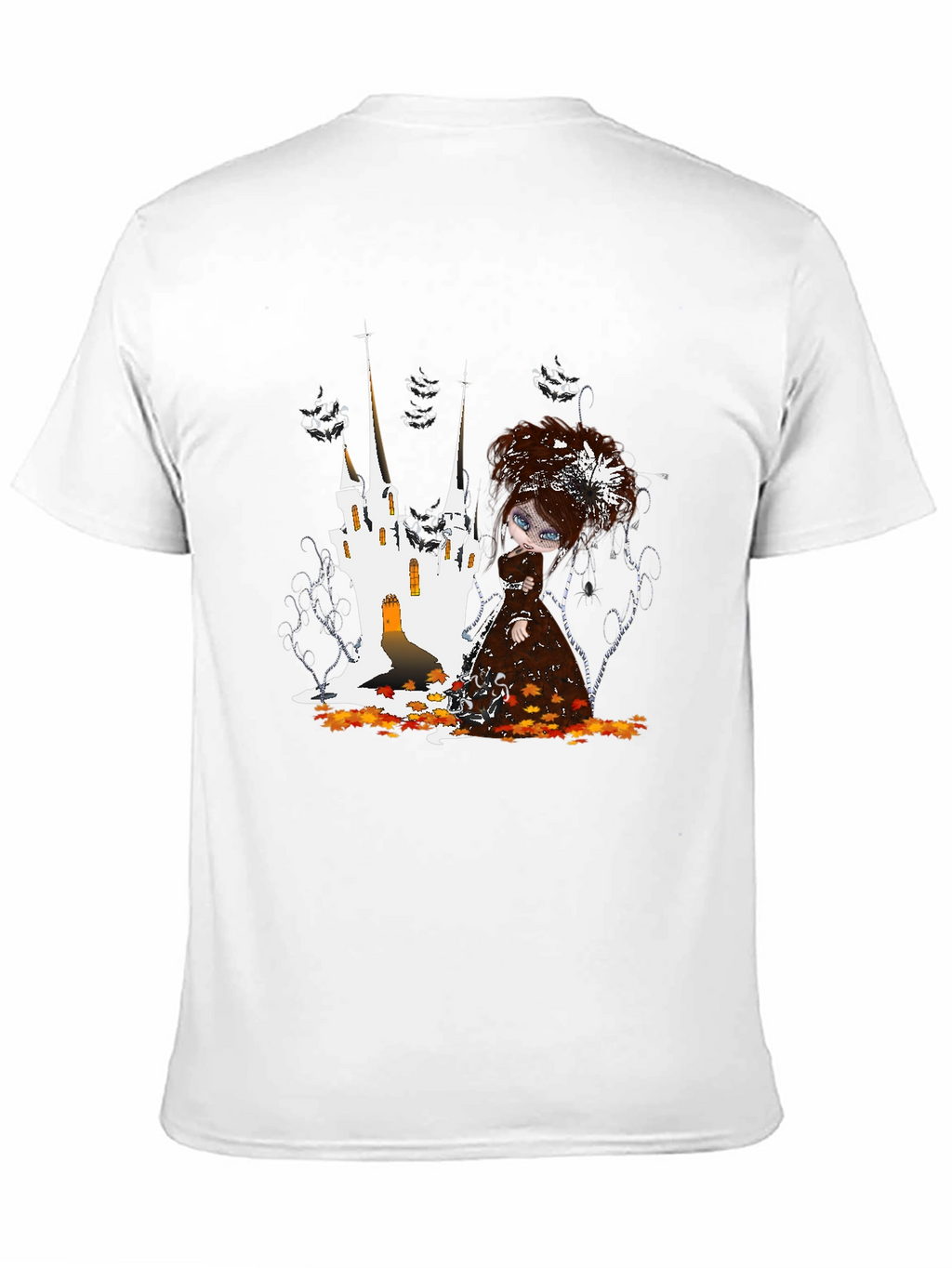 Gothic Doll Castle Graphic T-Shirt